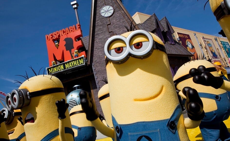 Brinquedo dos Minions no Universal Studios em Orlando