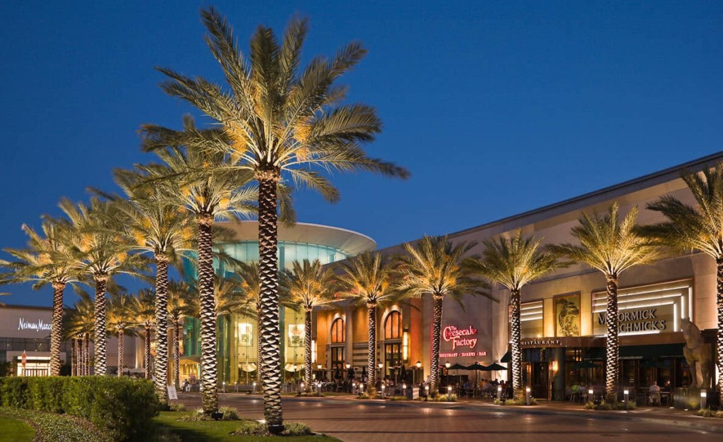 Lojas do Shopping Mall at Millenia em Orlando