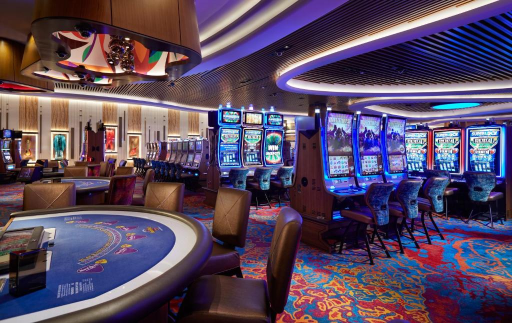 Cassino do Hard Rock Hotel Casino em Miami na Flórida