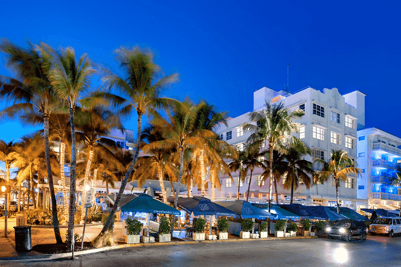 Hotel Clevelander em Miami Beach na Ocean Drive