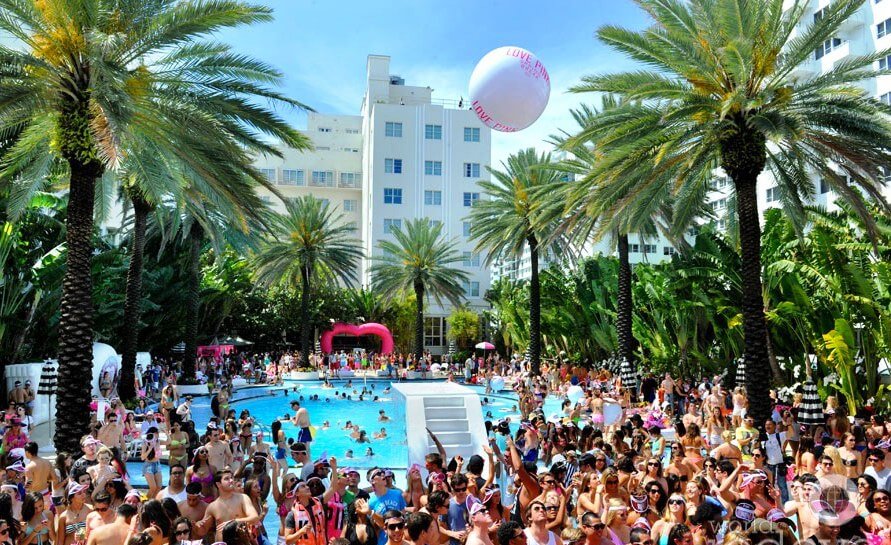 Como são as Pool Parties em Miami