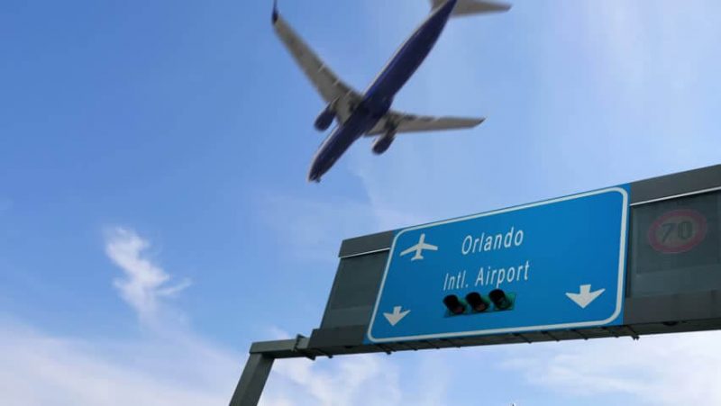 Aeroporto de Orlando - Placa
