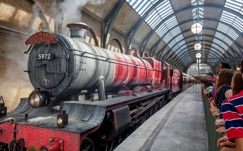Trem Hogwarts Express do Harry Potter em Orlando