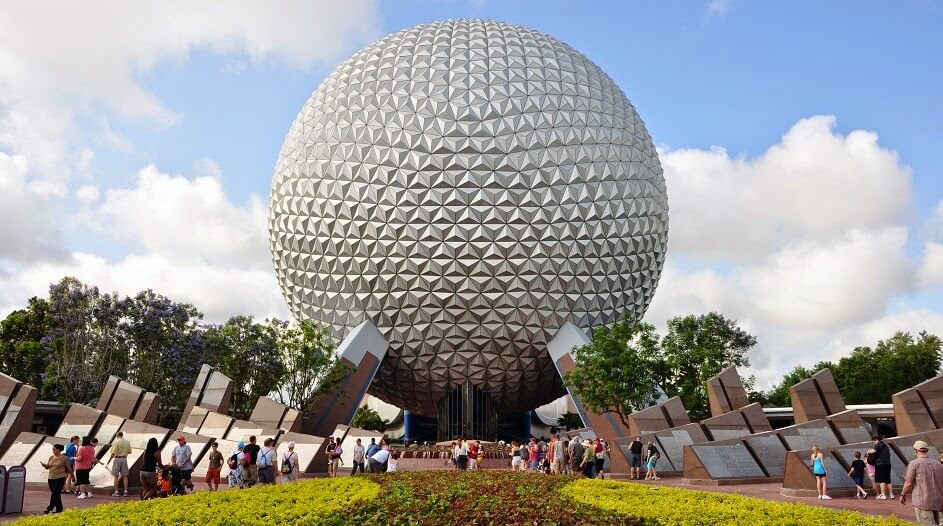 Parque Epcot na Disney em Orlando
