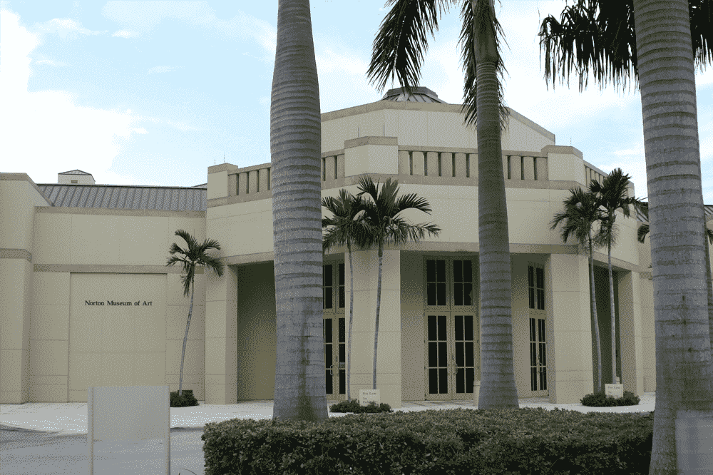 Norton Museum of Art em Palm Beach Florida - Fachada