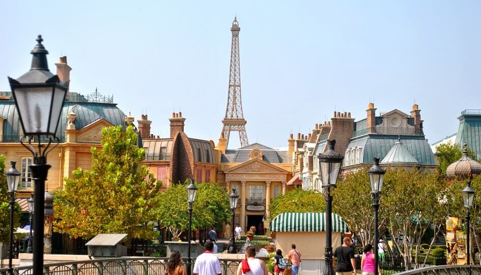 Pavilhão de Paris no World Showcase no Epcot da Disney Orlando