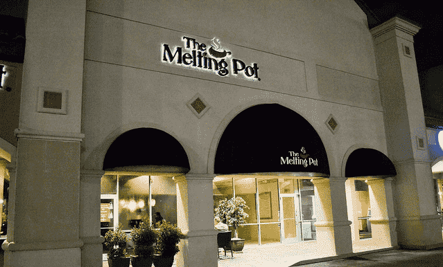 Entrada do Restaurante Melting Pot em Orlando