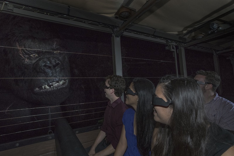 Simulador do King Kong na Universal Studios em Orlando
