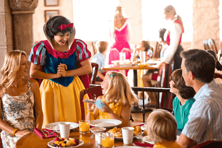 Restaurantes com personagens na Disney em Orlando
