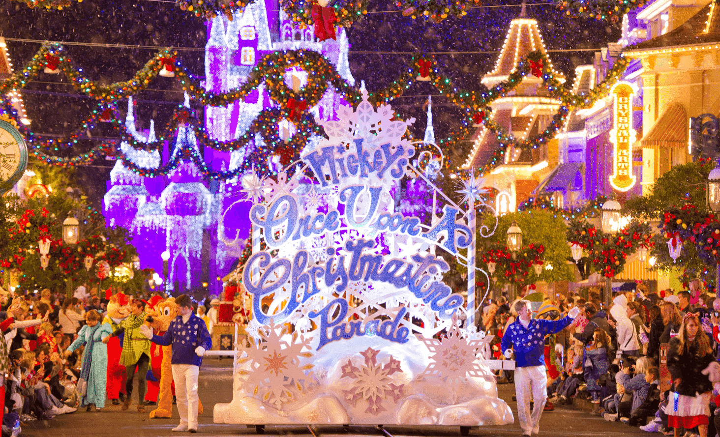 Parada Mickey’s Once Upon a Christmastime Parade na Disney em Orlando