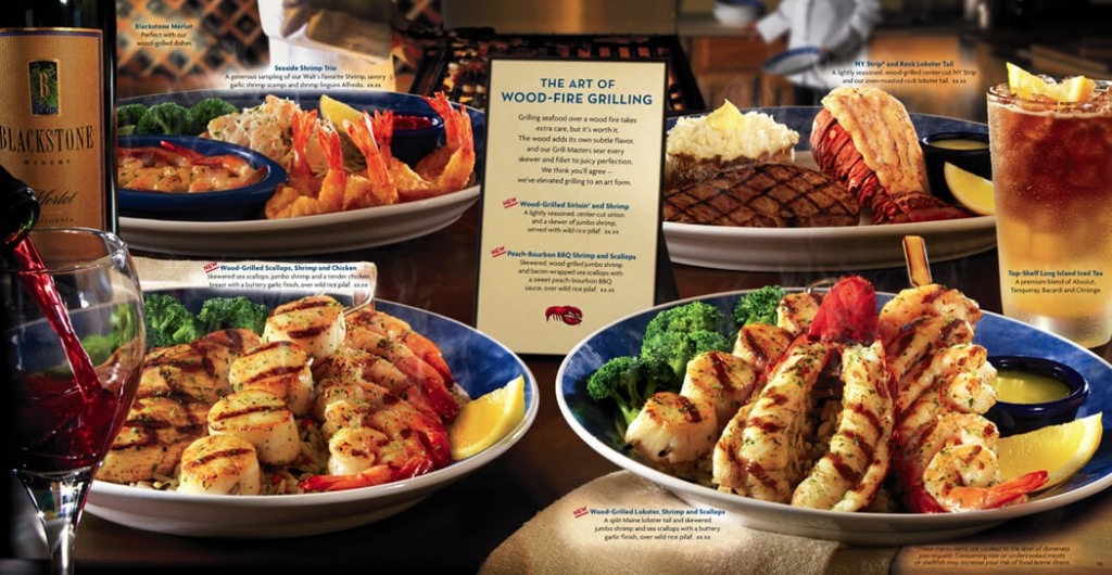 Detalhes do restaurante Red Lobster em Miami e Orlando