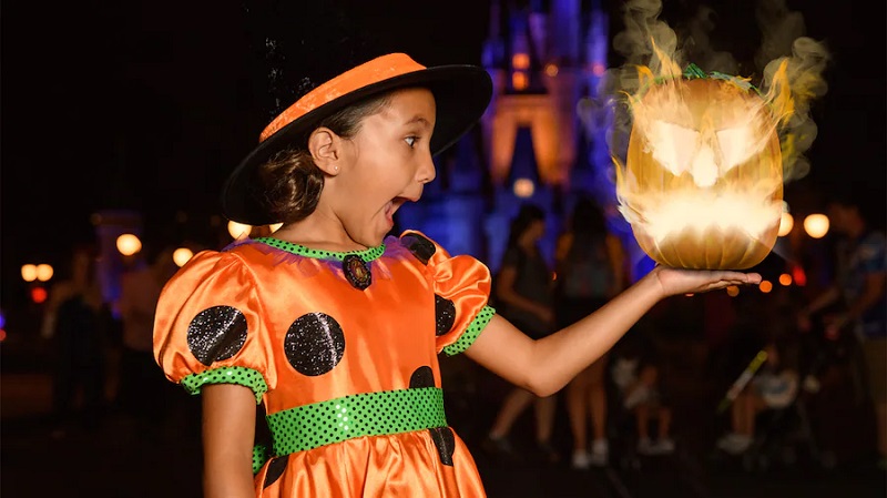 Fantasia para Halloween do Parque Magic Kingdom em Orlando